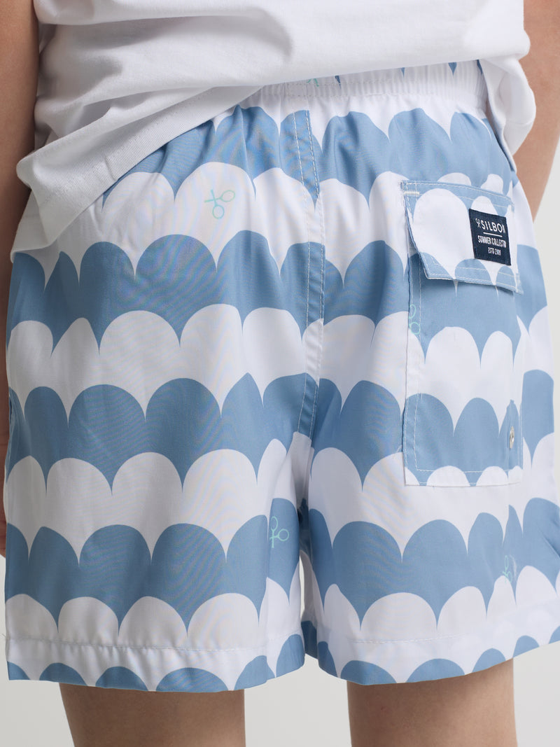 Fato de banho infantil maxiolas azul