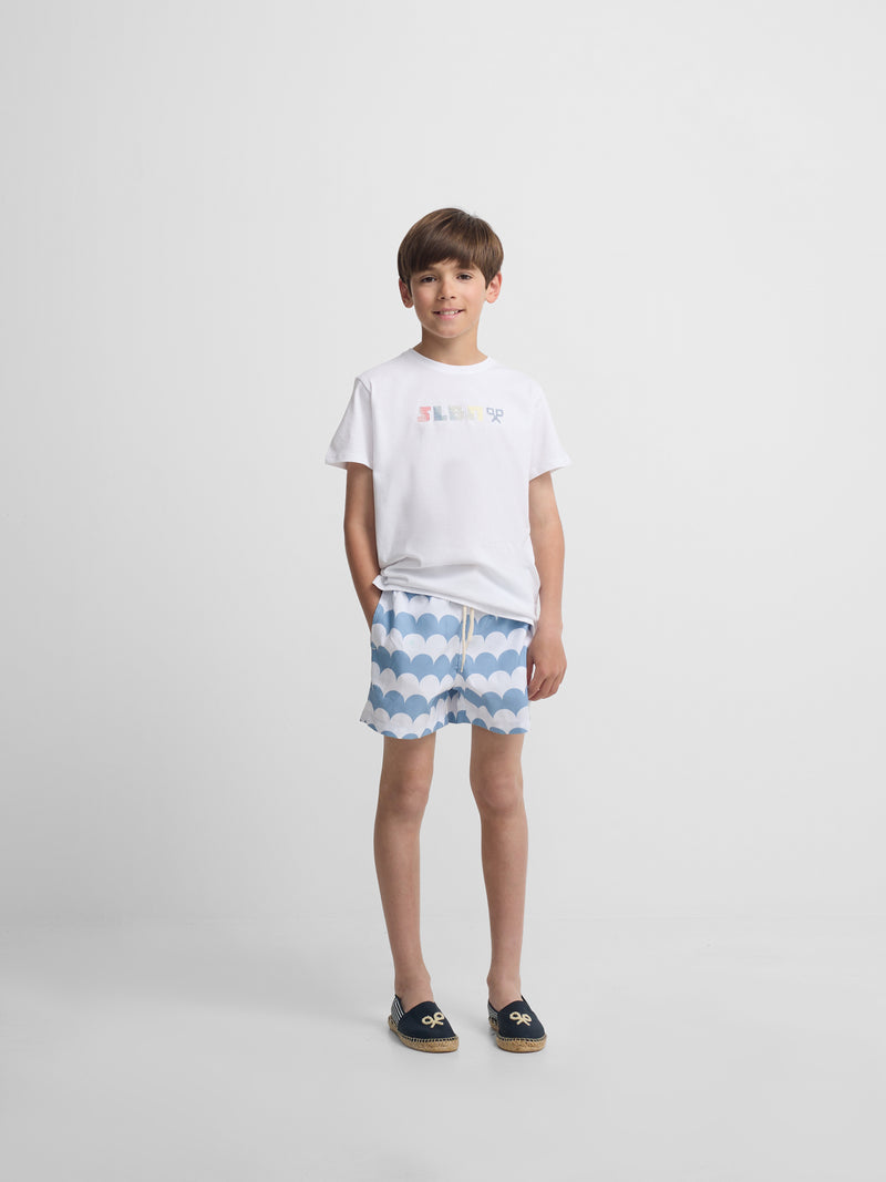Fato de banho infantil maxiolas azul