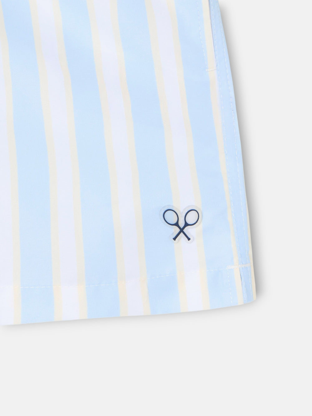 Bañador kids raya ancha amarillo azul