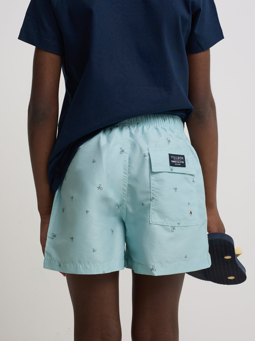 Bañador kids multiraqueta verde claro