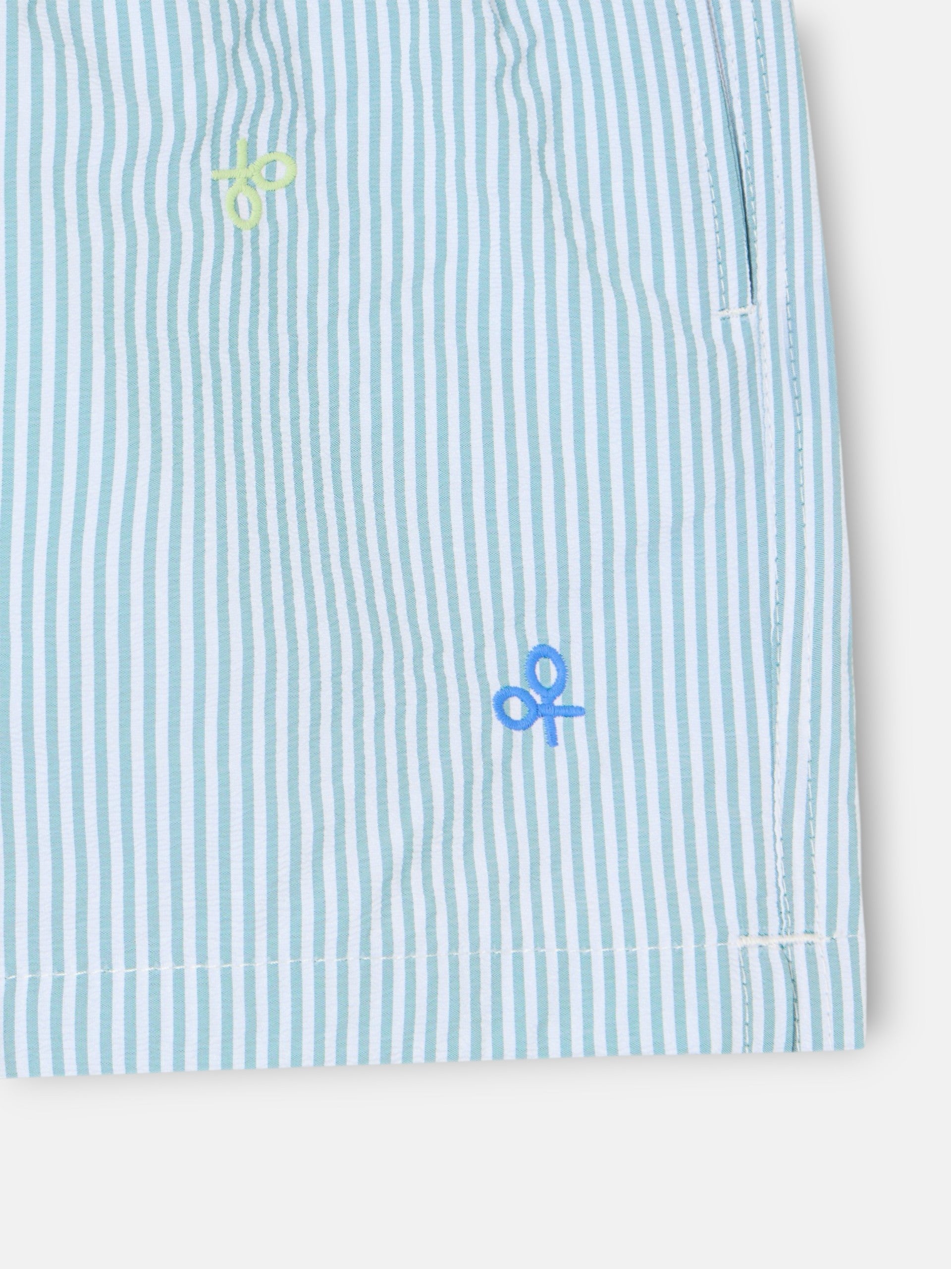 Bañador kids rayas multiraquetas verde