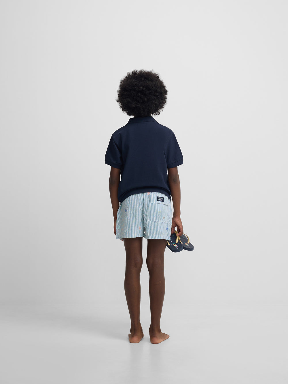 Bañador kids rayas multiraquetas verde