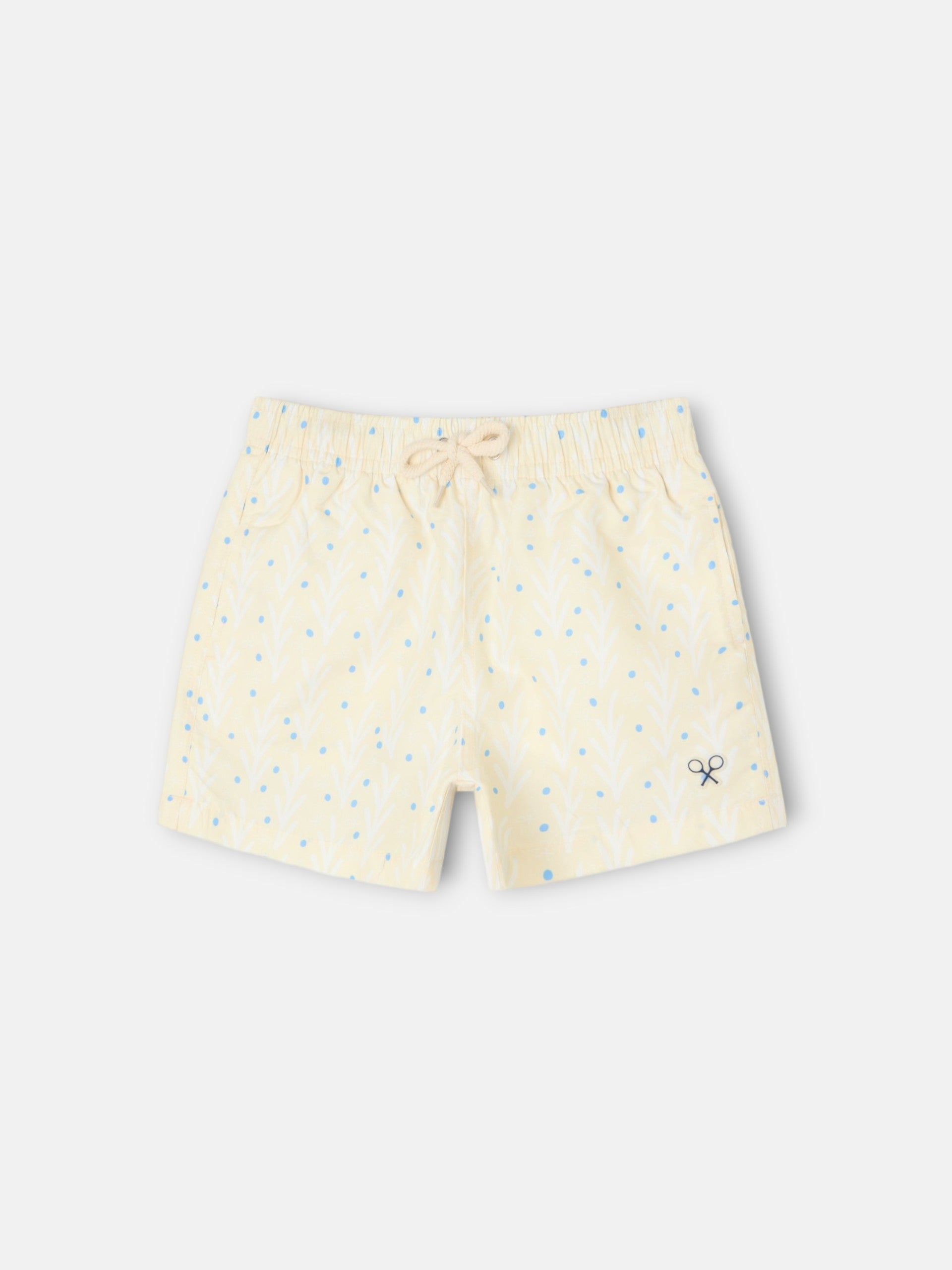 Bañador kids style puntos amarillo