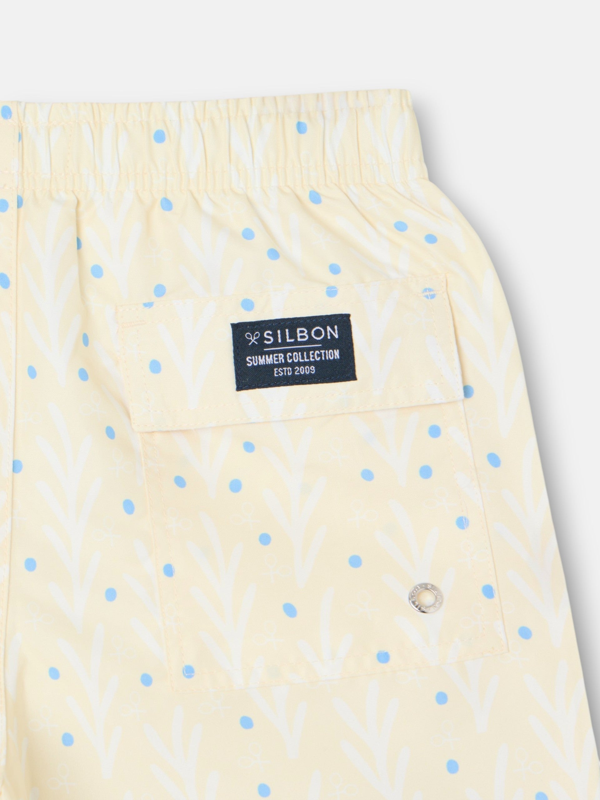 Bañador kids style puntos amarillo