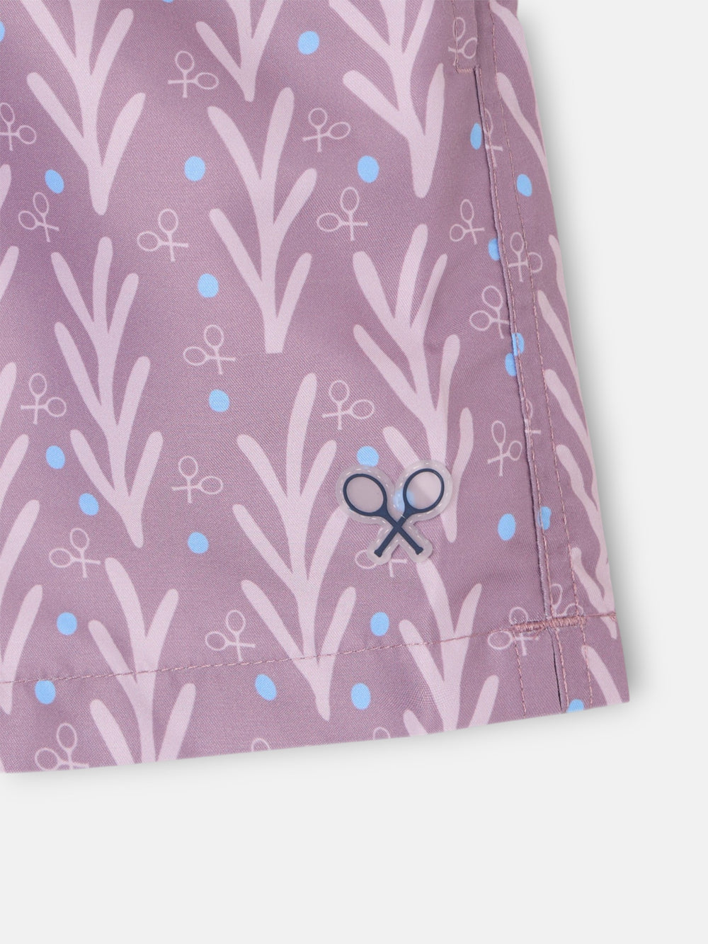 Bañador kids style puntos burdeos