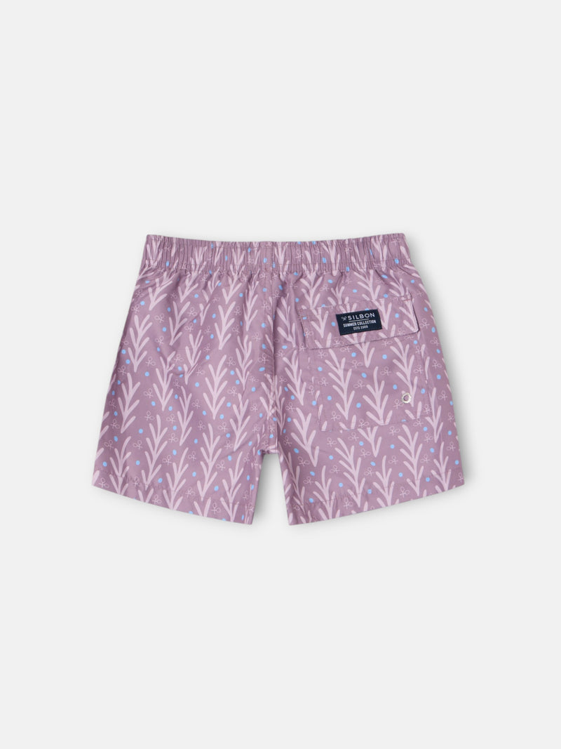 Bañador kids style puntos burdeos