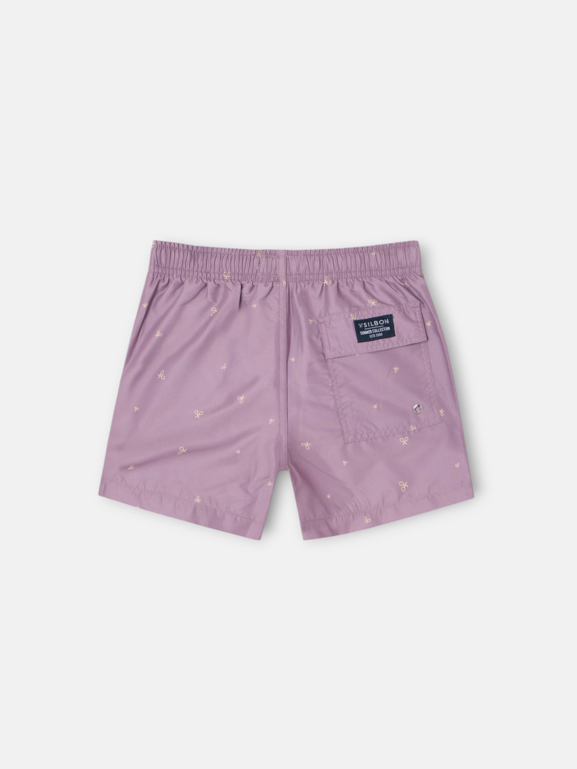 Kids multiracket swimsuit burgundy