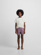 Kids multiracket swimsuit burgundy