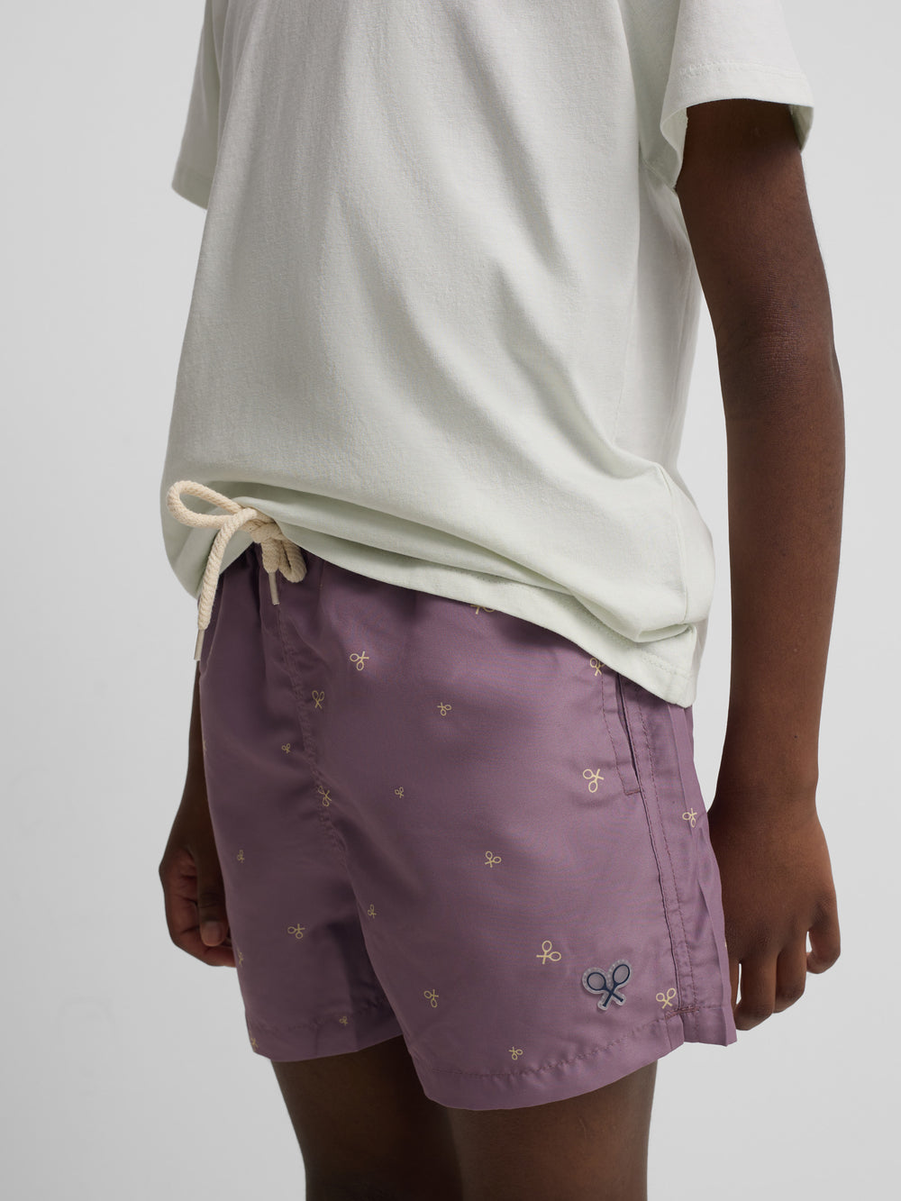 Bañador kids multiraqueta burdeos