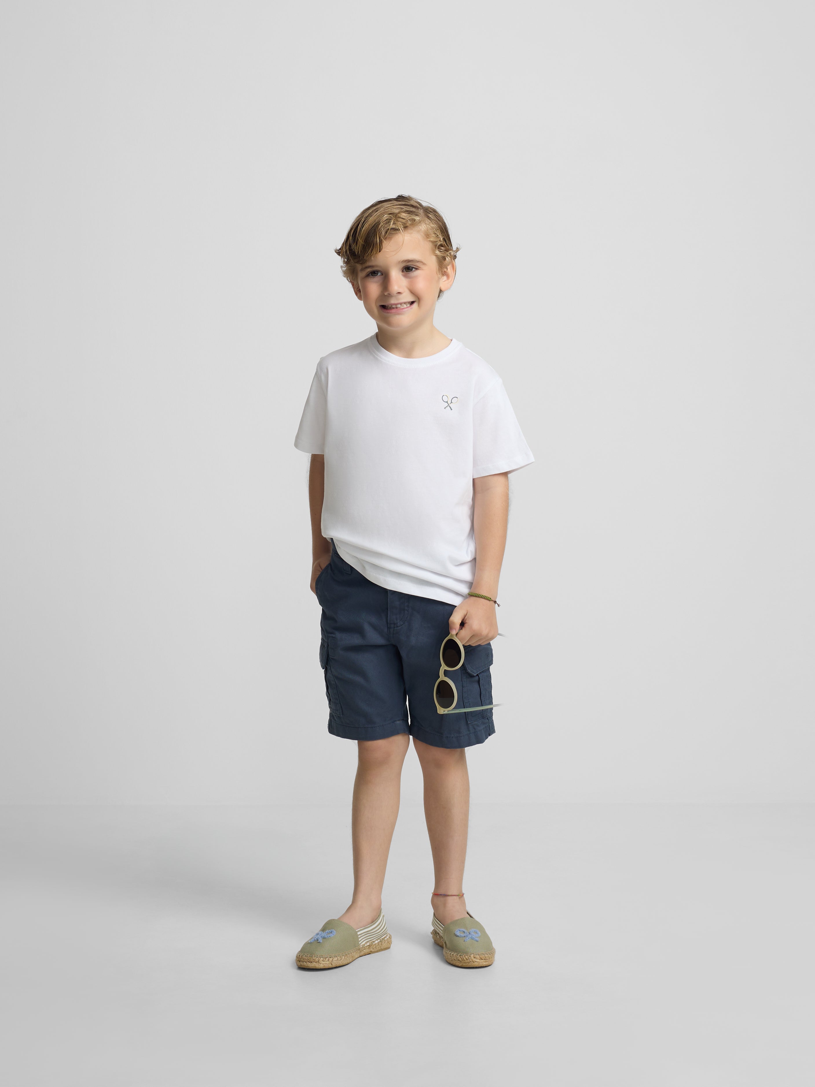T-shirt kids Silbon Formentera branco