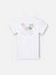 Kids white dinosaur t-shirt