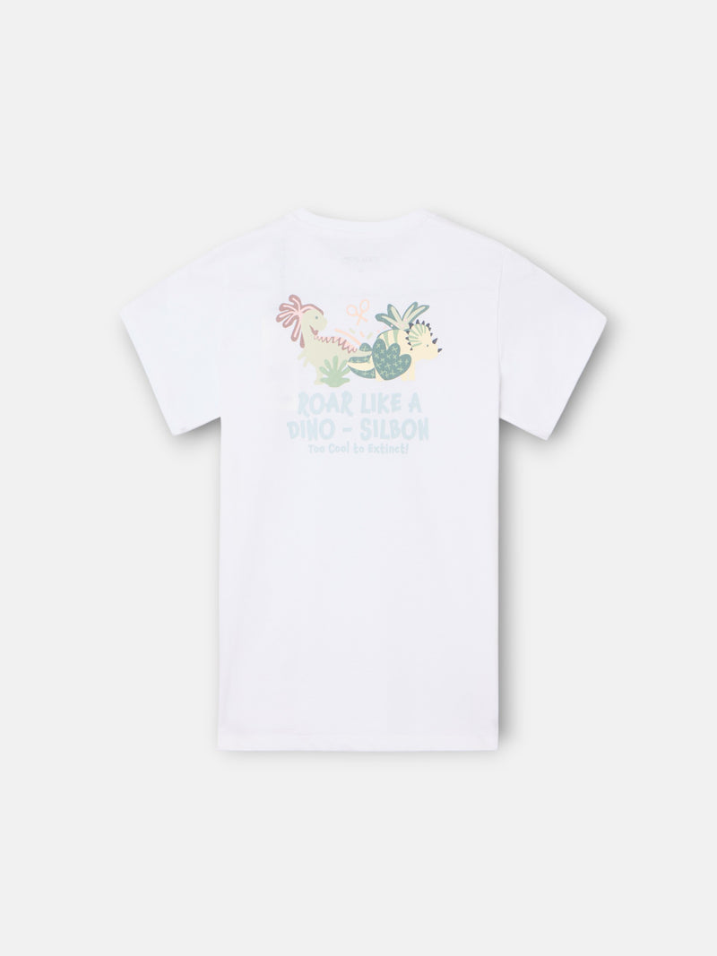 Camisola criança dino branco