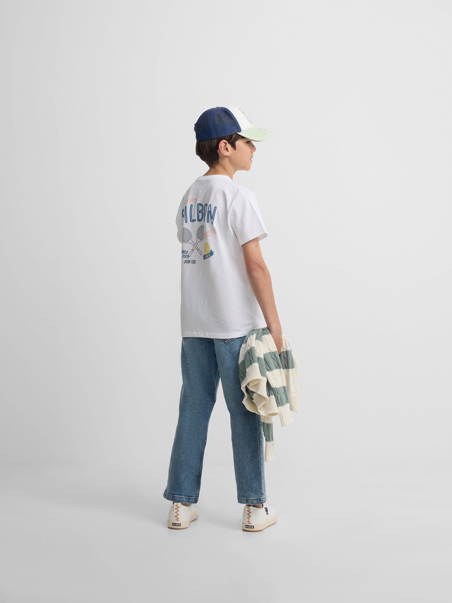 Camisola kids summer sport branco