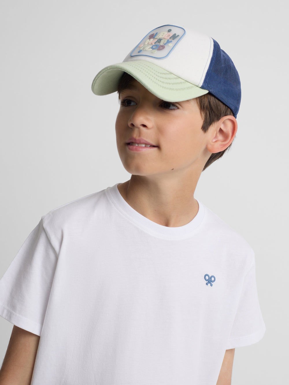 T-shirt blanc de sport d'été pour enfants