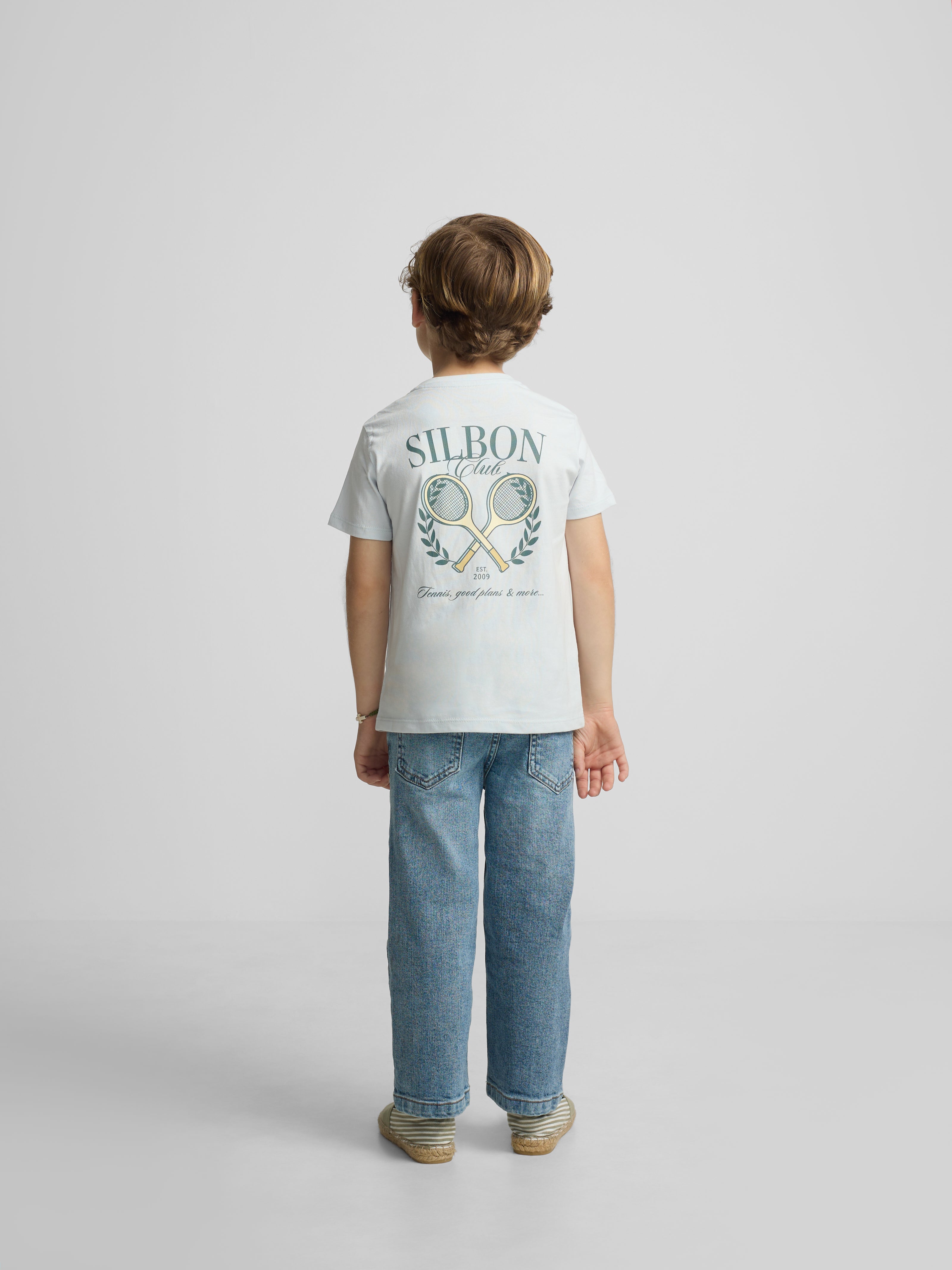 Camisola kids Silbon club azul claro