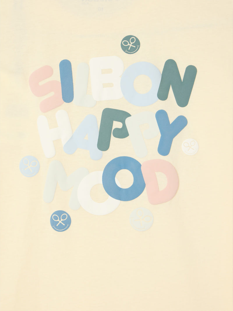 Camiseta kids happy amarillo