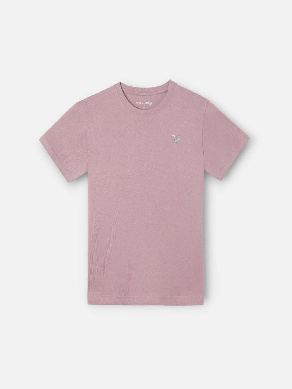 Silbon Formentera kids' burgundy t-shirt
