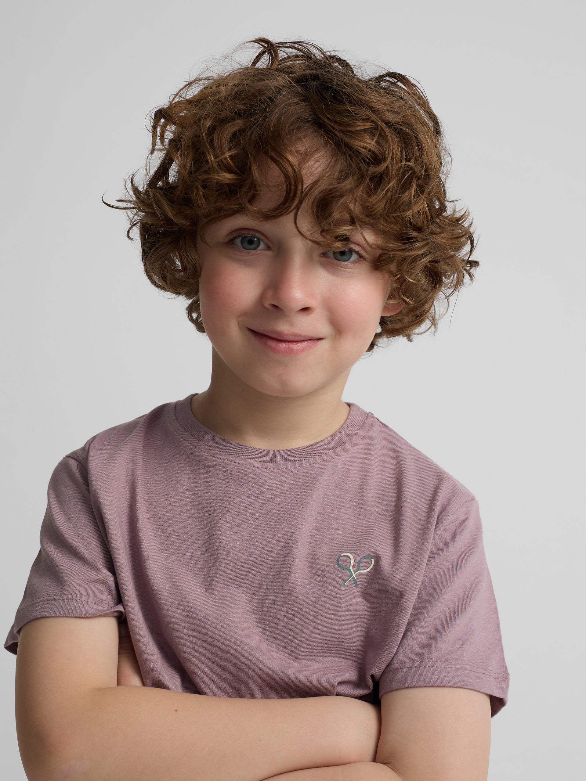 Silbon Formentera kids' burgundy t-shirt