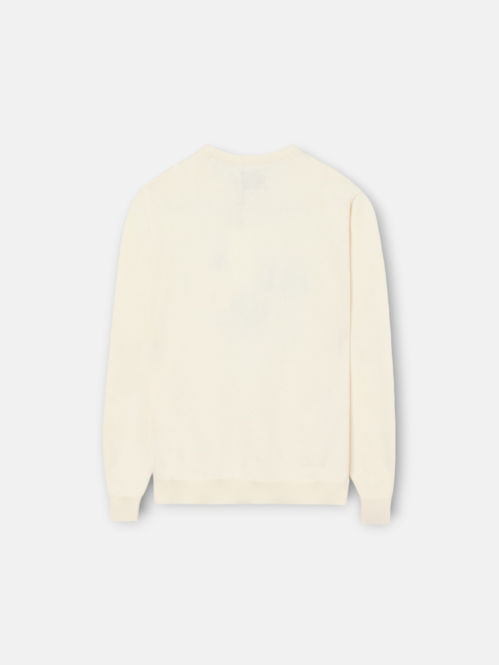 Kids sweater cream colored letters