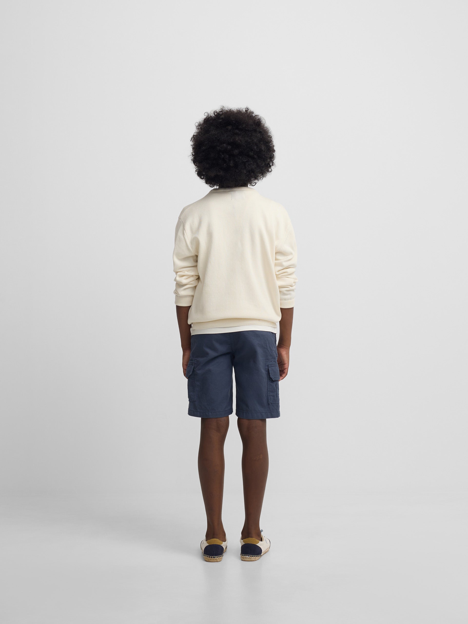 Pull enfant lettres couleurs crème
