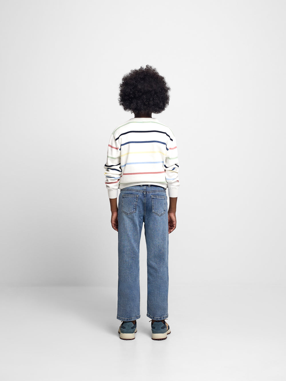 Camisola criança riscas multicolor