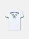 T-shirt enfant silbon CCF blanc