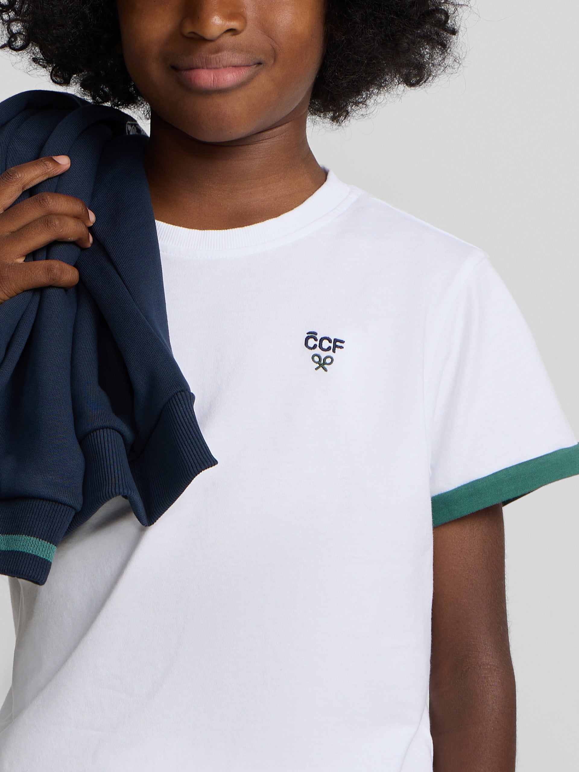 T-shirt enfant Silbon CCF blanche