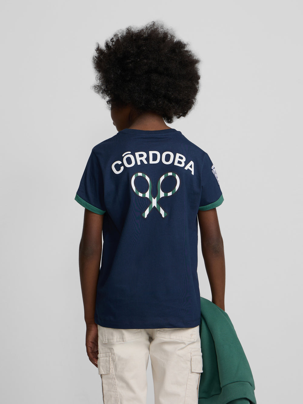 T-shirt enfant Silbon CCF bleu marine