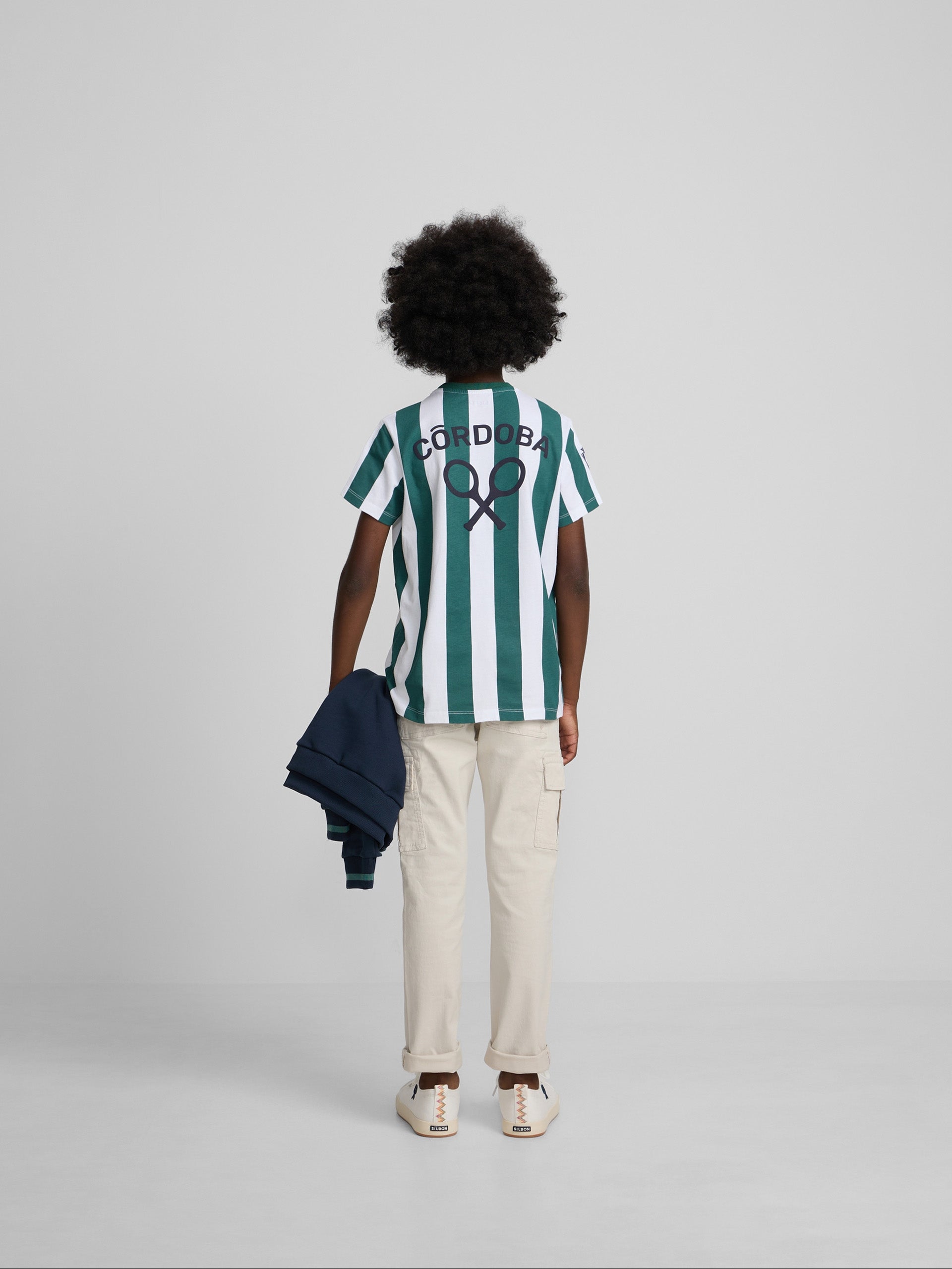 T-shirt enfant Silbon CCF rayures