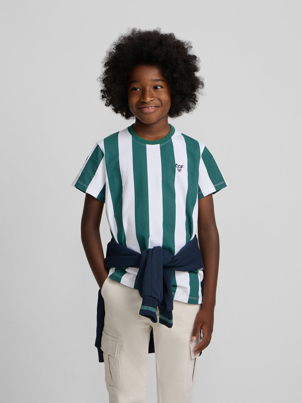 T-shirt enfant Silbon CCF rayures