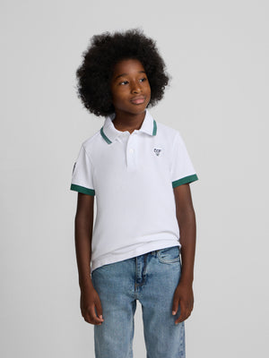 Polo criança Silbon CCF branco