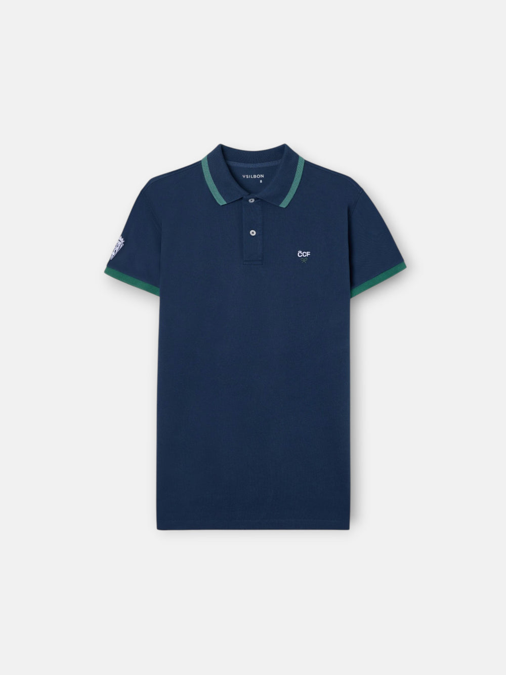Silbon CCF navy blue kids polo