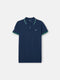 Polo enfant Silbon CCF bleu marine