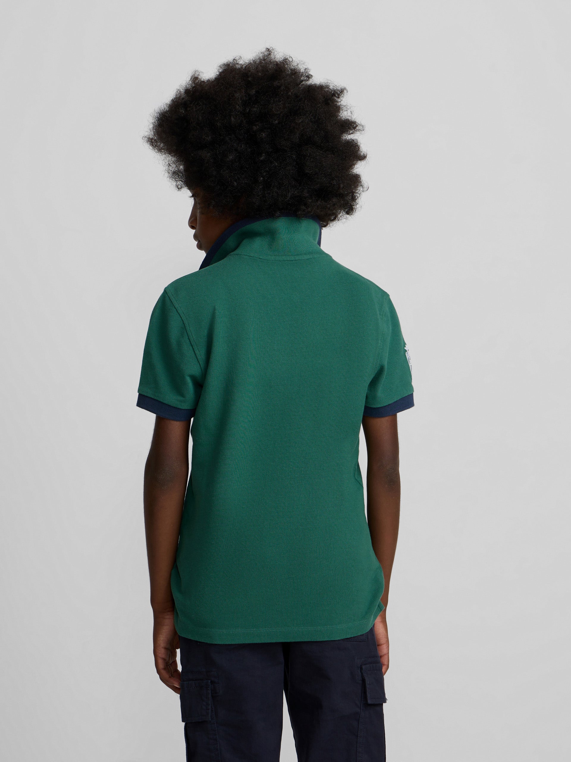 Polo enfant Silbon CCF vert