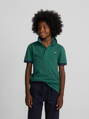 Polo criança Silbon CCF verde