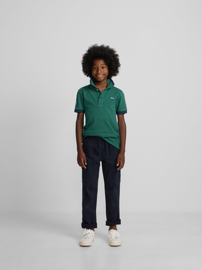 Polo criança Silbon CCF verde