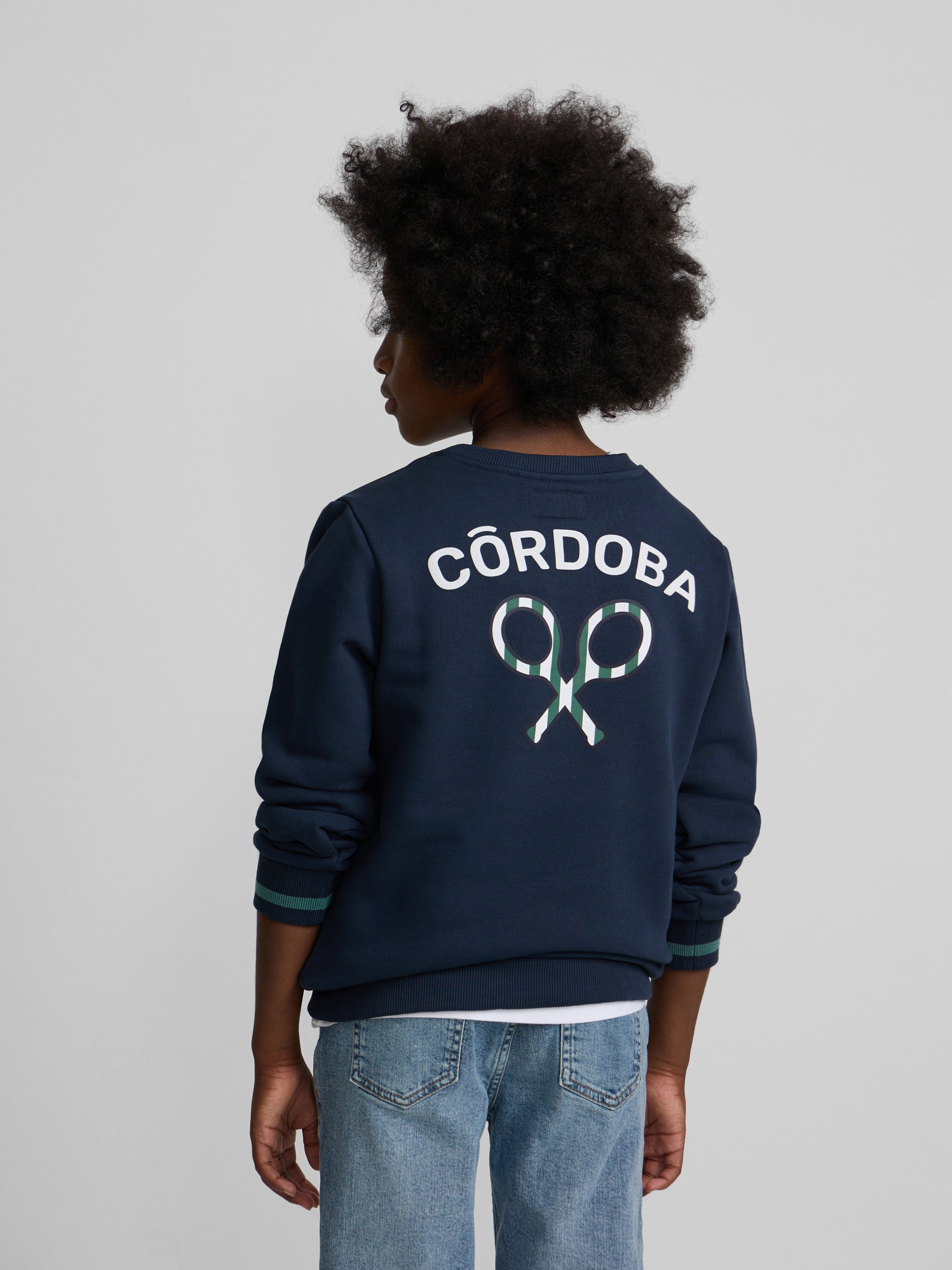 Sweat-shirt enfant Silbon CCF bleu marine