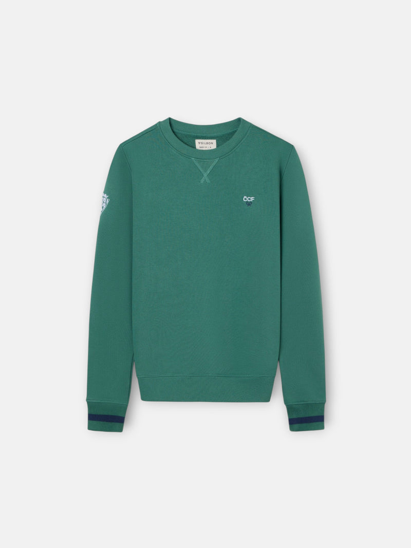 Kids Silbon CCF green sweatshirt