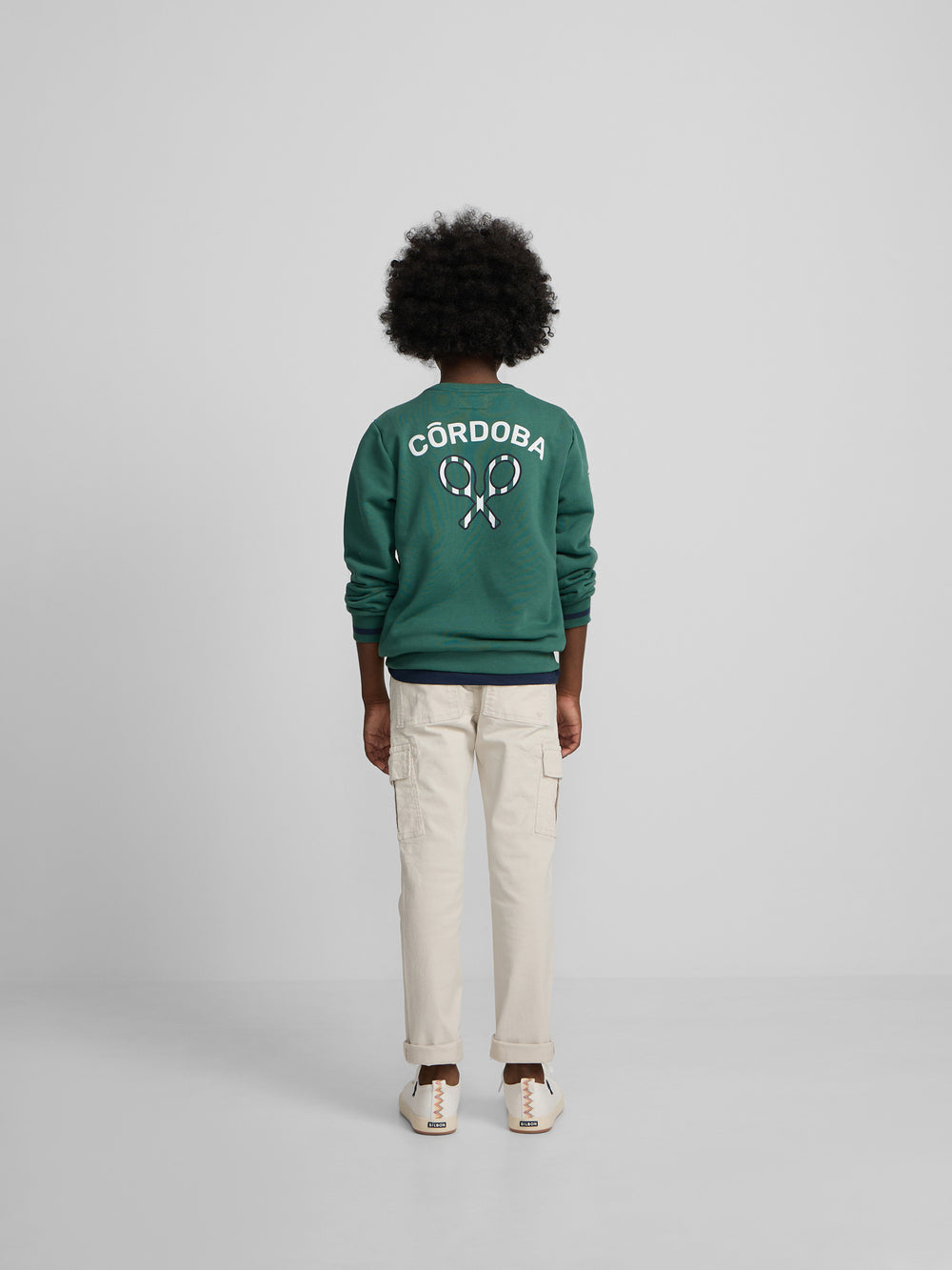 Sweat-shirt enfant Silbon CCF vert