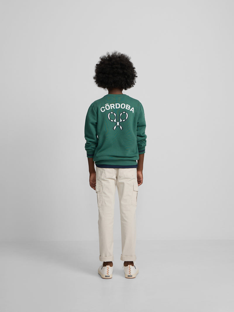 Sweatshirt kids silbon CCF verde