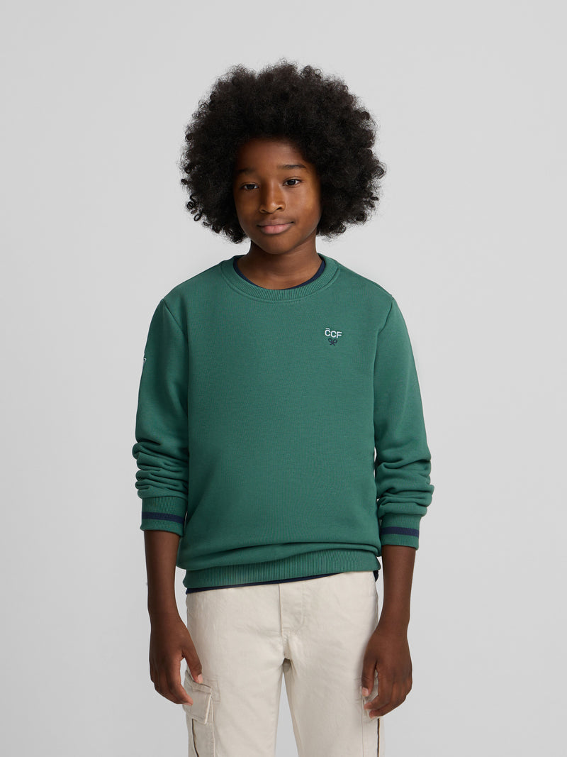 Sweatshirt kids silbon CCF verde