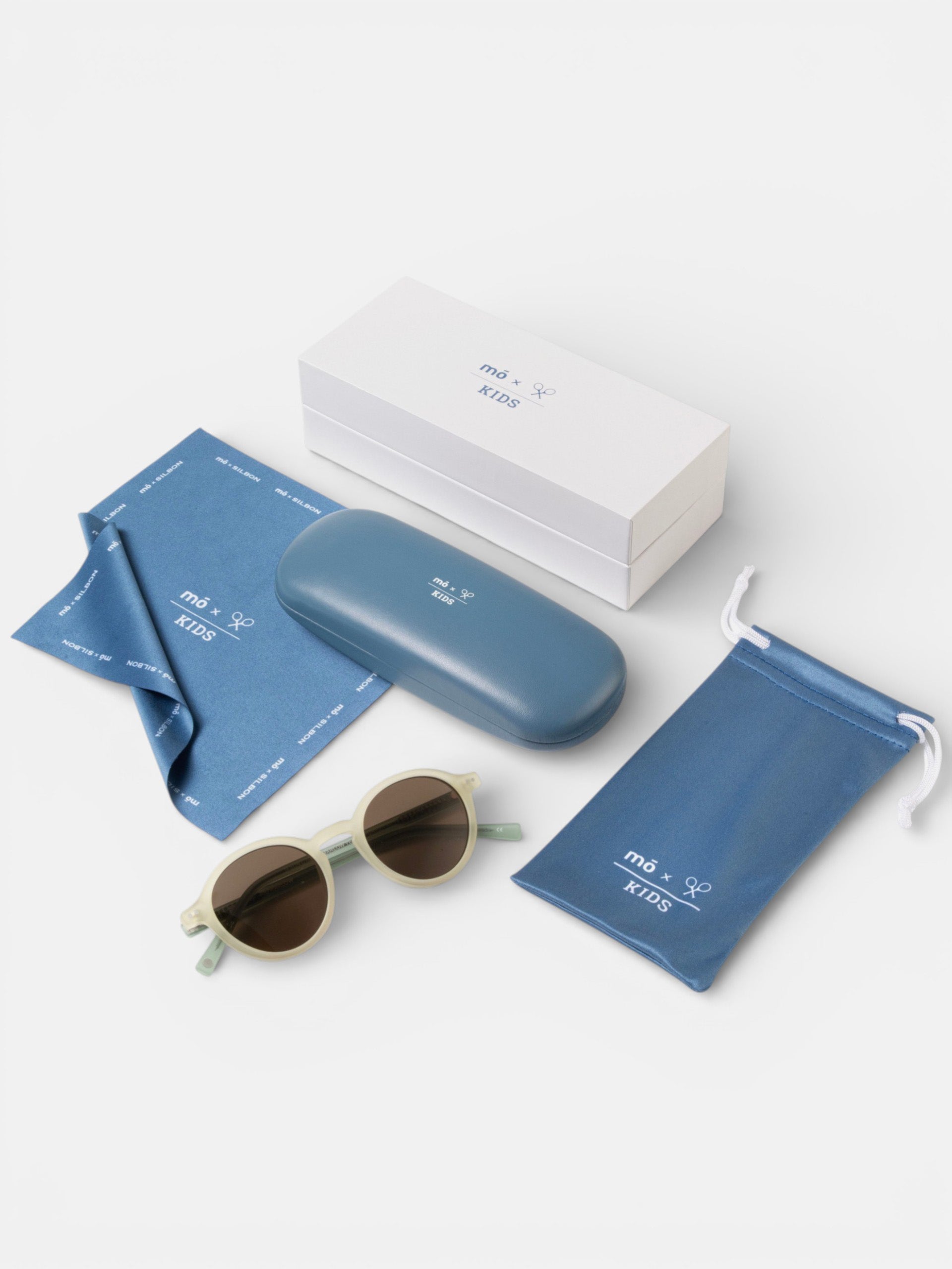 Óculos de sol MOxSILBON kids Marlow bicolor amarelo