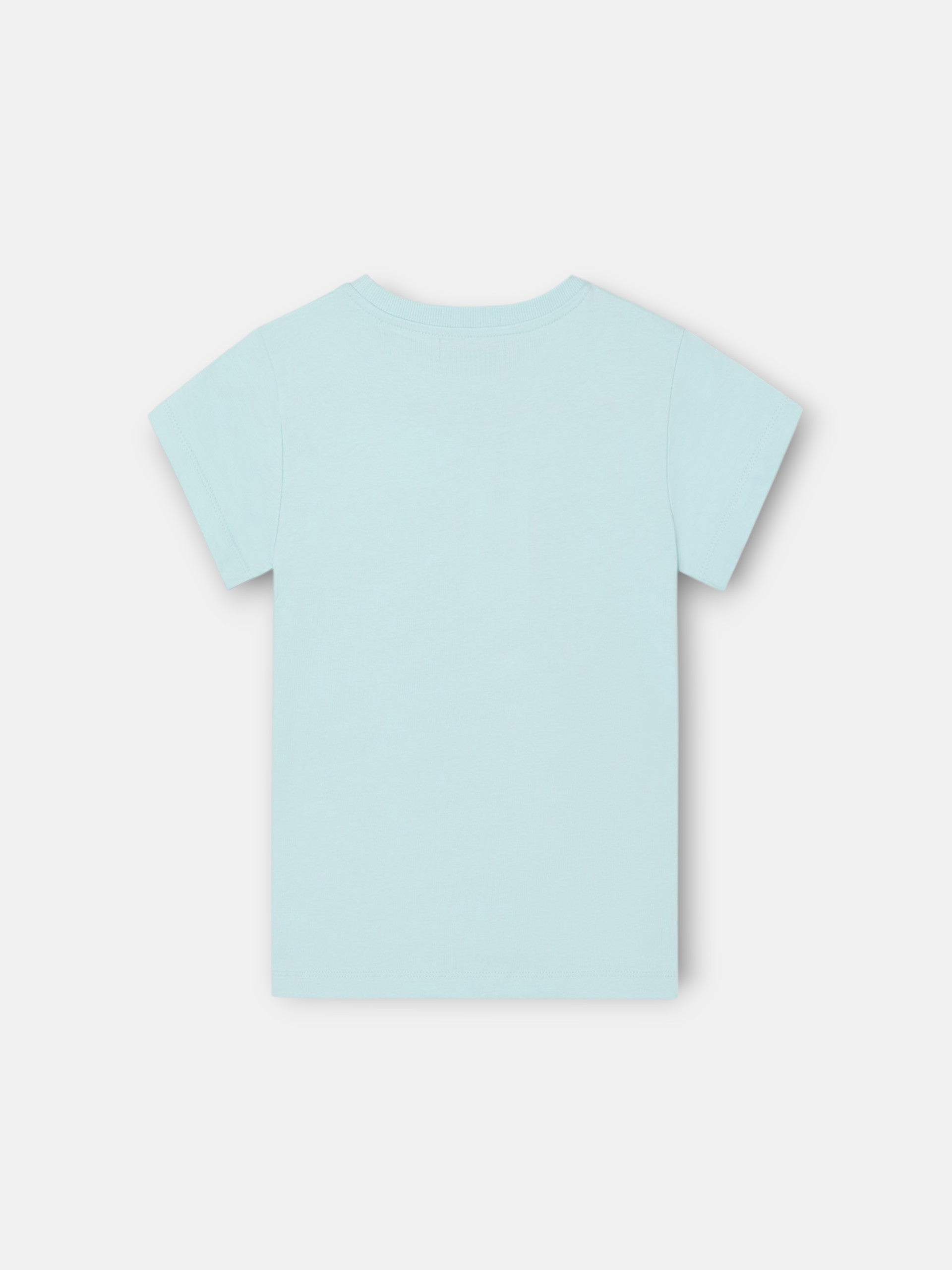 T-shirt menina raquetes multicolor azul