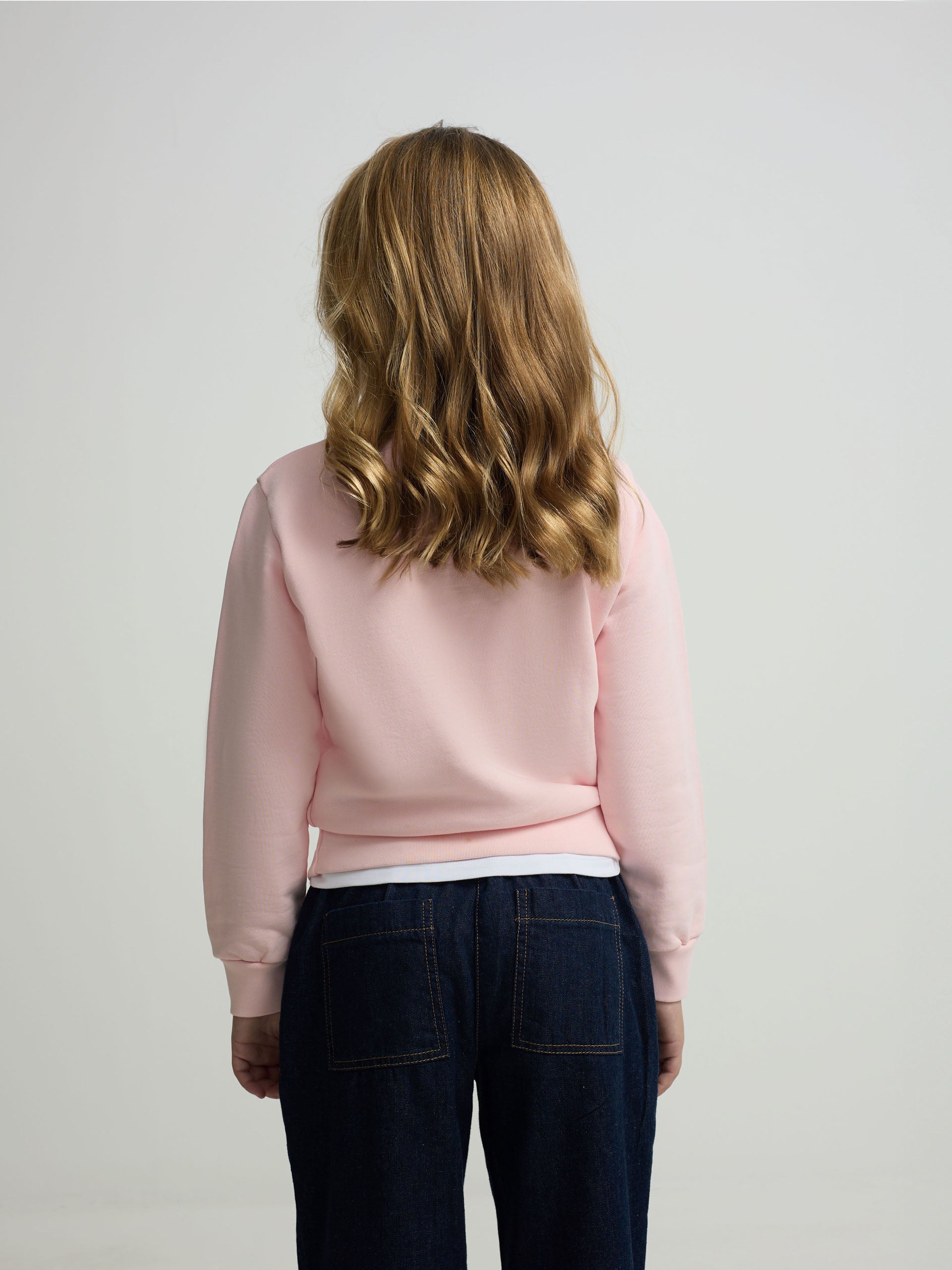 Girl's blue denim pants