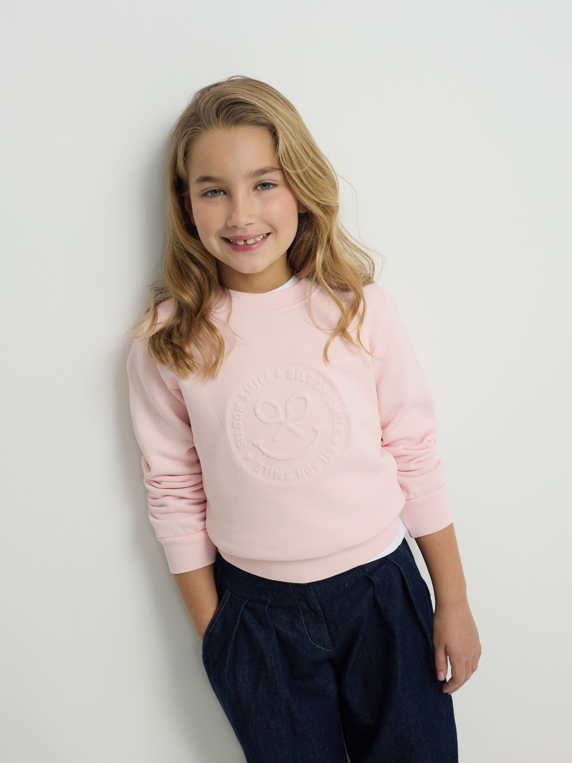 Girl's blue denim pants