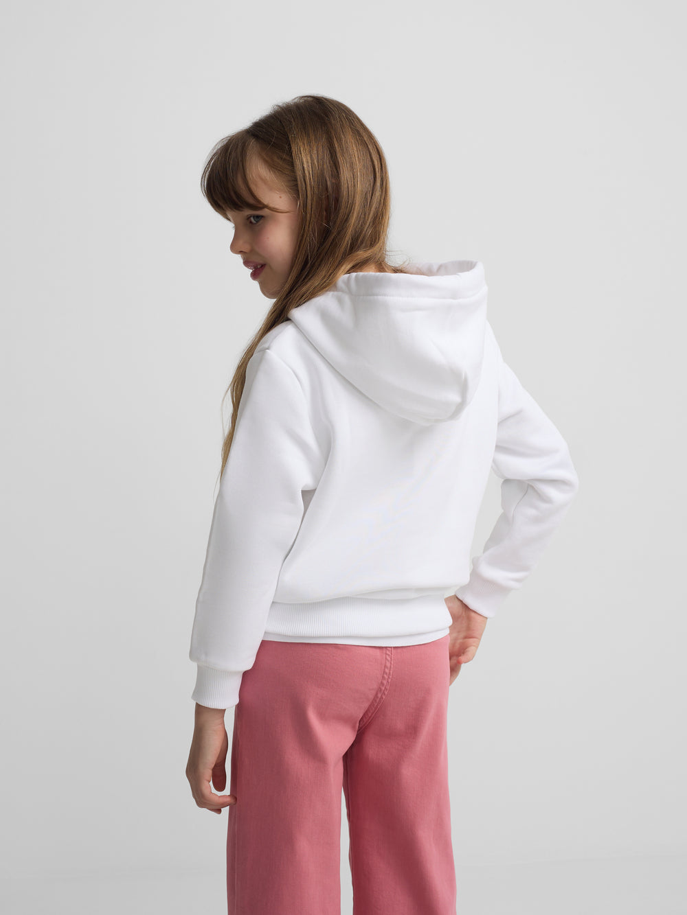 Sweatshirt girl raquetes smile branca