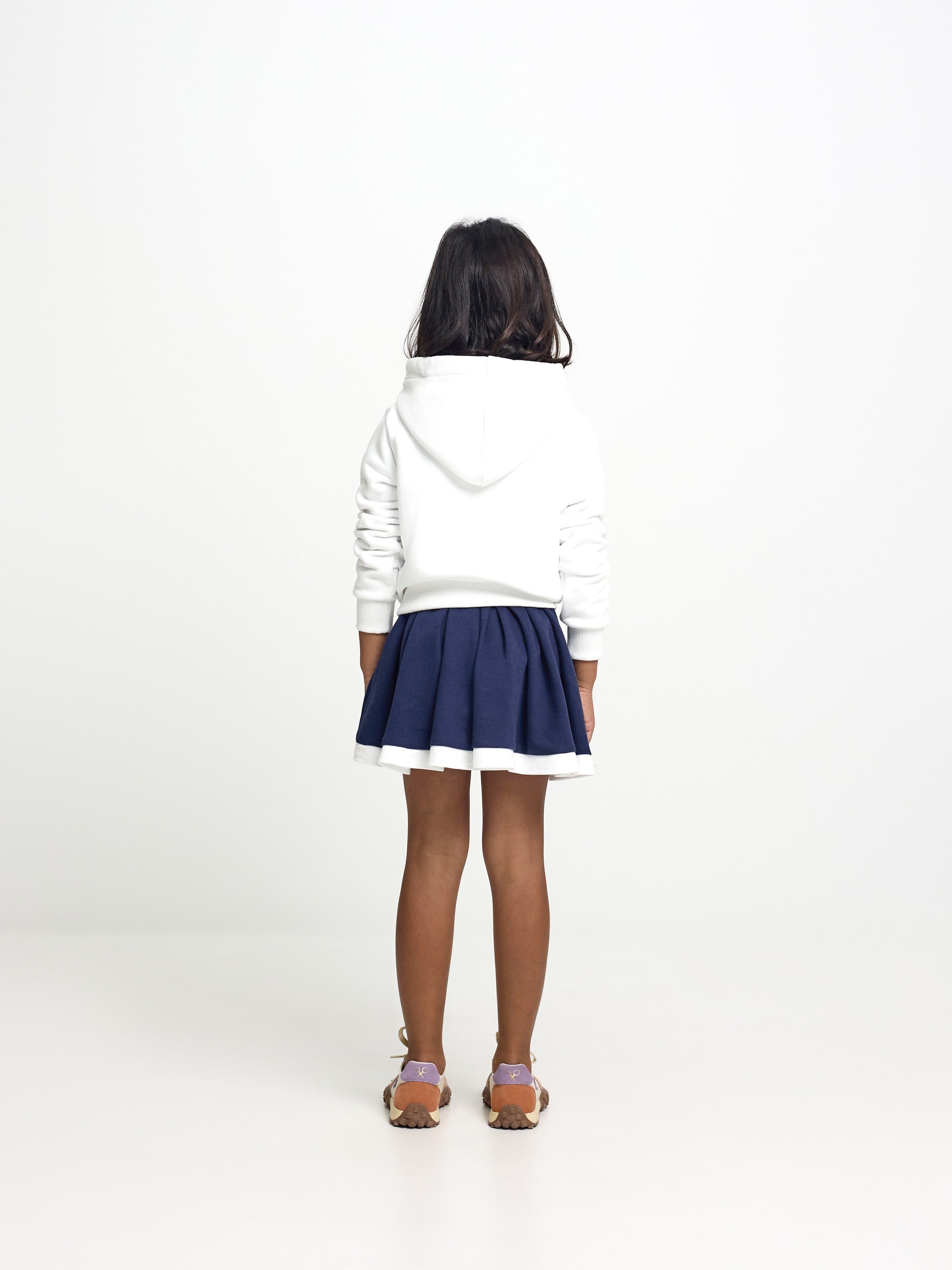 White smile girl rackets sweatshirt