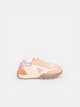 Baskets fille running violettes et orange