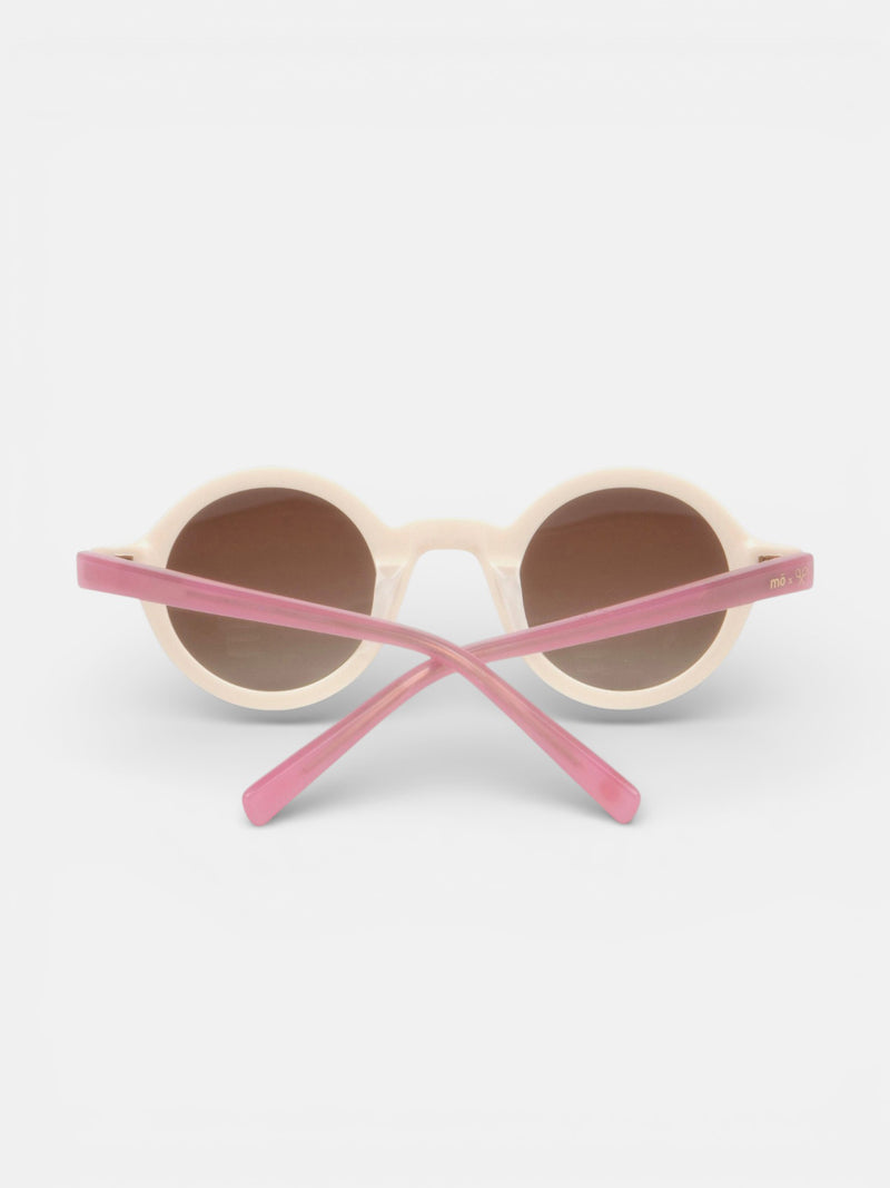 Óculos de sol MOXSILBON morgana creme e rosa