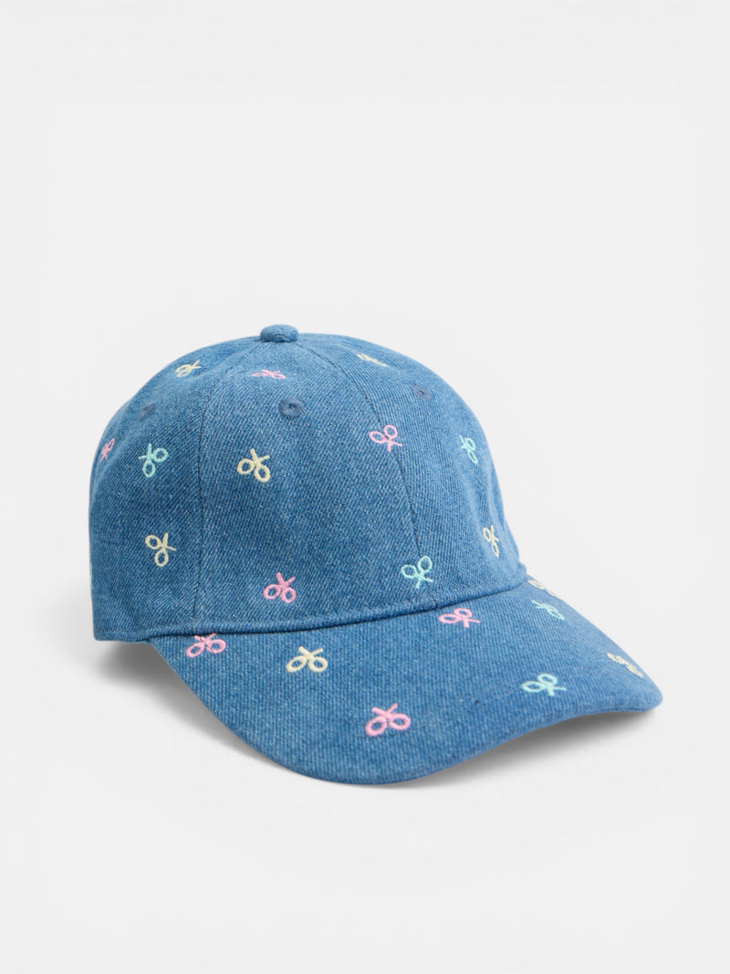Gorra girl raquetas denim